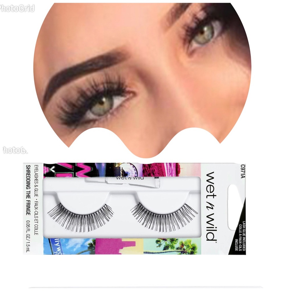 NWT Set of 2 Wet n Wild Eyelashes & Glue